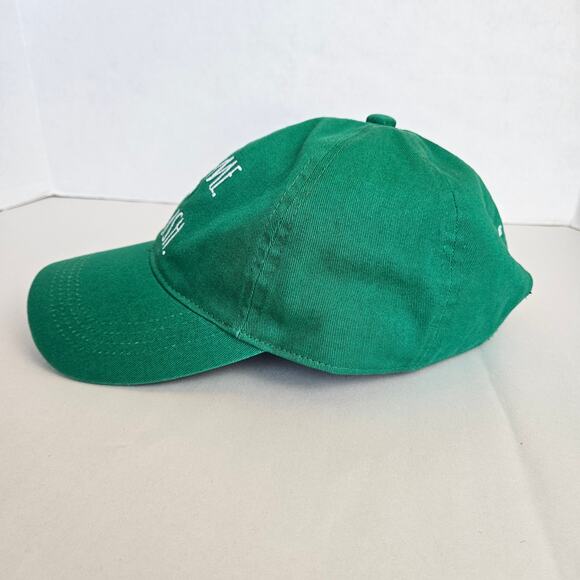 Rae Dunn "Kiss Me, I'm Irish" Green Cotton Baseball Cap Hat With Clover - Picture 5 of 9